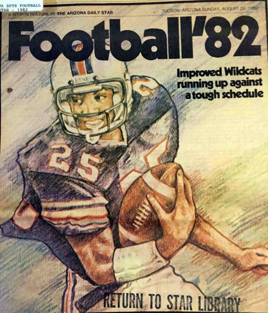 College football special section cover